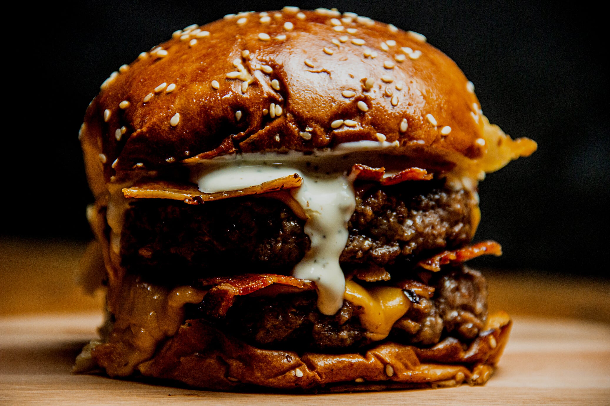 Close-Up Photo Of Burger